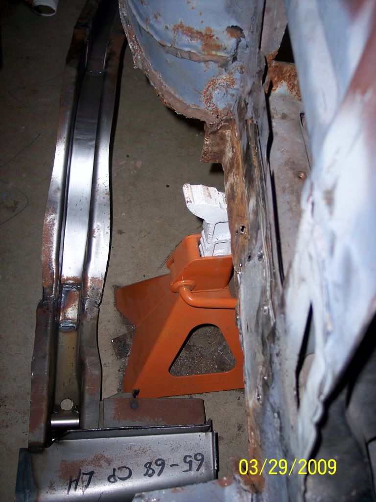 replacing rear frame rails?